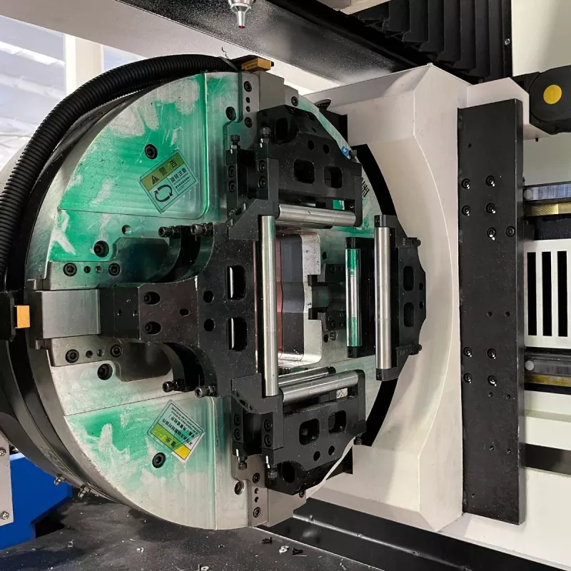 Semi-automatic Minimal Tail Fiber Laser Pipe Cutter